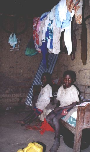 Sponsored child in bedroom