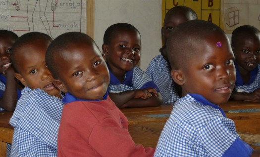 children in the nursery class