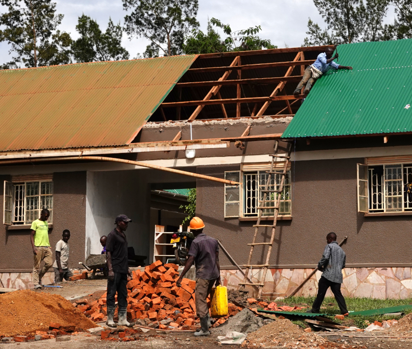 Extending the clinic building